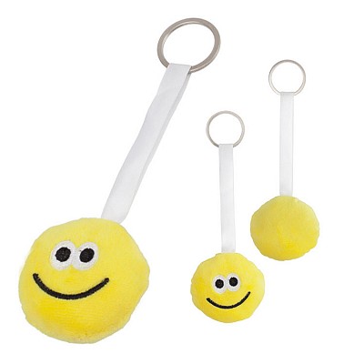 Breloc cu jucarie din plus cu forma de smile face - R73831 brelocuri din plus cu smiley face R73831
