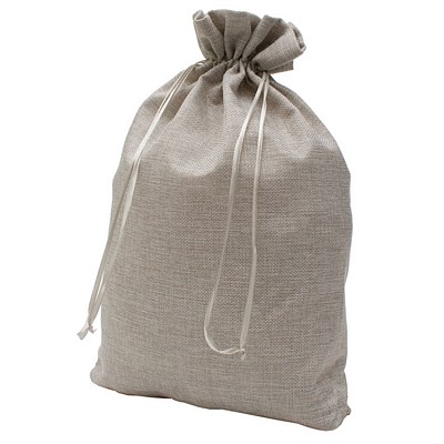 Saculet de cadou din in artificial - R22927 saculeti de cadou R22927