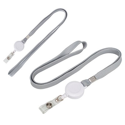 Lanyard cu suport retractabil de tip pass holder - R08007 lanyarduri cu suport retractabil pentru legitimatie R08007