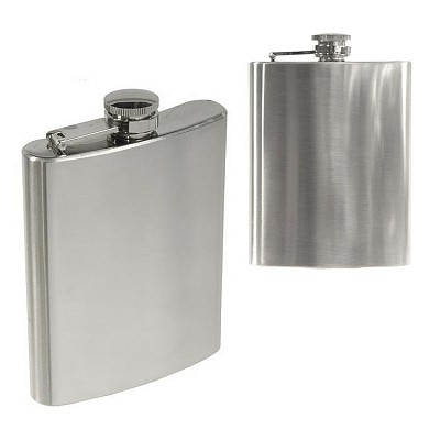 Plosca din otel inoxidabil cu capacitate de 200 ml - R08307 plosti metalice cu capacitate de 200 ml R08307