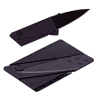 Cutit de buzunar cu forma de card si lama pliabila - R17554 cutite de buzunar cu forma de card R17554