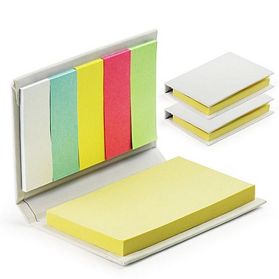 Notes cu etichete autoadezive colorate - 17539 blocnotesuri cu seturi de etichete colorate adezive 17539