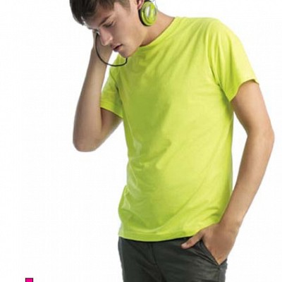 Tricouri promotionale colorate cu guler rotund pentru barbati Men Only TM250