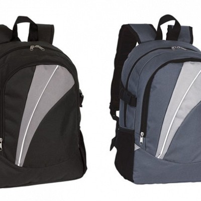 Rucsac bicolor din poliester - 0819524 0819534 Rucsacuri bicolore din poliester