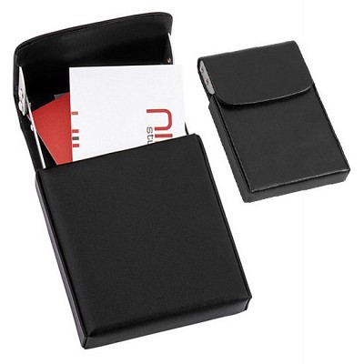Portcard de lux din piele - 1101000 1101000 portcard de lux pentru carti de vizita