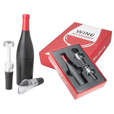 3 accesorii pentru sticle de vin - AP809509 AP809509 accesorii promotionale pentru sticle de vin