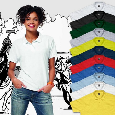 tricouri polo promotionale de dame SG59F colorate