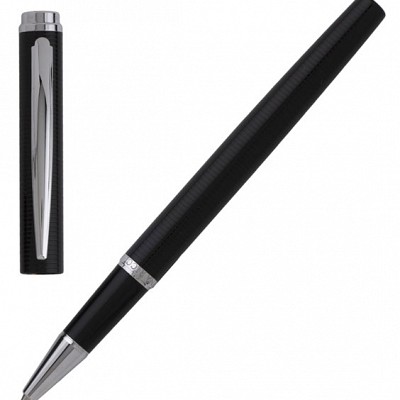 Pix cu capac si corp negru cu finisari argintii - RSH3745 RSH3745 pixuri de lux Nina Ricci Trace