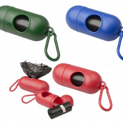 Colector cu saci menajeri - AP791531 AP791531 Colectoare promotionale din plastic cu saci menajeri