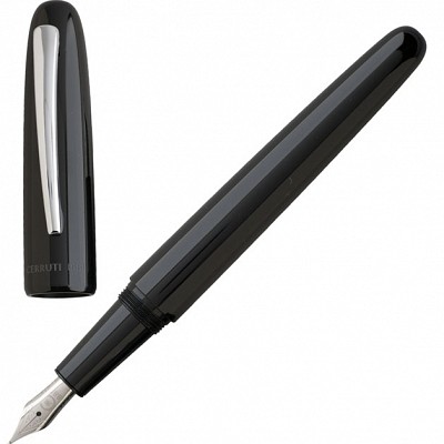 Stilou Cerruti cu corp negru din alama - Night NSF2342 NSF2342 stilouri metalice de lux Cerruti 1881 Night