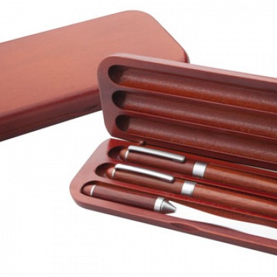 Set de instrumente de scris si cutit de scrisori in cutie de cadou din lemn - AP808831 AP808831 Seturi promotionale de instrumente de scris si cutit de scrisori in cutie de cadou din lemn