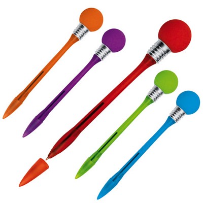 Pix promotional cu iluminare - 11801 11801 pixuri promotionale din plastic cu bulb disponibil in 5 culori