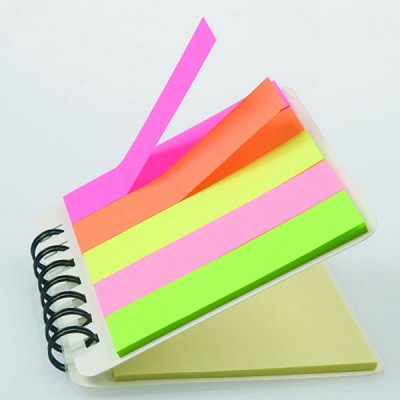 Notes cu spira si etichete colorate - AP761299 AP761299 Notesuri promotionale cu spira si etichete adezive colorate