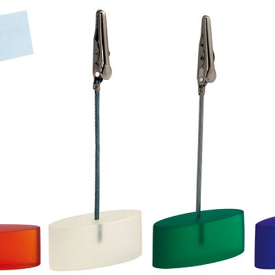Suport de notite colorat cu clips metalic - AP791342 AP791342 Suporturi promotionale de notite cu stativ colorat si clips metalic