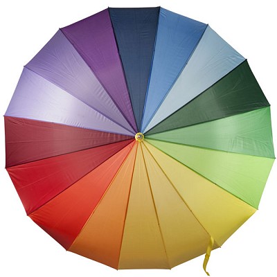 Umbrela multicolora din nylon - 4058 umbrele multicolore 4058