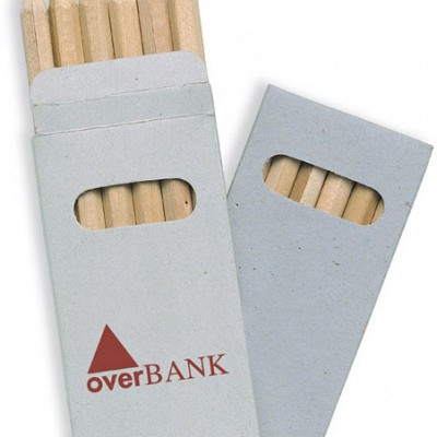 Set de 6 creioane colorate - KC2478 KC2478 seturi de creioane colorate promotionale in cutie din carton