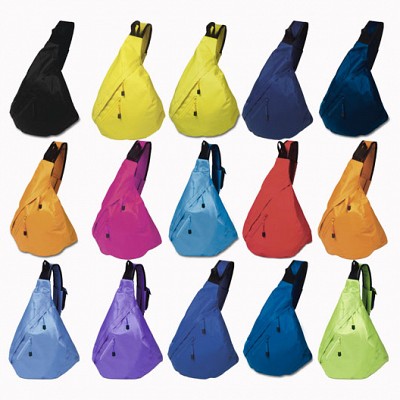 Rucsac triunchiular cu o bretea - 5843 rucsacuri de umar colorate 5843 cu o singura bretea