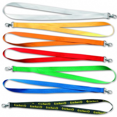 Lanyard colorat cu carabina metalica - AP761112 AP761112 Lanyarduri promotionale colorate cu carabina metalica