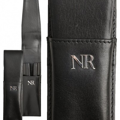 Etuiuri din piele neagra Nina Ricci - RLS219 RLS219 euiuri de lux din piele naturala Nina Ricci Embleme