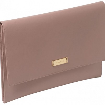 Huse crem din piele naturala pentru tablete Nina Ricci - RLE408 RLE408 huse din piele pentru tablete Nina Ricci Evidence Sandy Pink