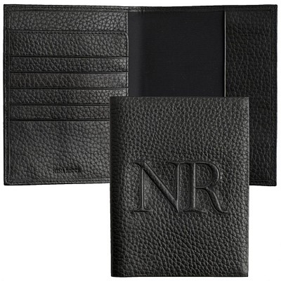 Portofel de lux din piele neagra si design Nina Ricci - RLP220 RLP220 portofele din piele Nina Ricci Evocation