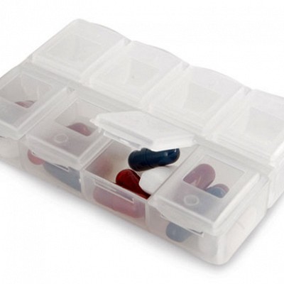 Cutie pentru pastile cu 8 compartimente - 94304 cutii farmaceutice multicompartimentate 94304