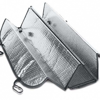Parasolar cu aspect de bule din aluminiu - 98192 parasolare auto pliabile 98192