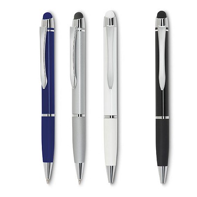 Pix din aluminiu cu design elegant si stylus pen - MO8756 pixuri din aluminiu cu touch pen MO8756