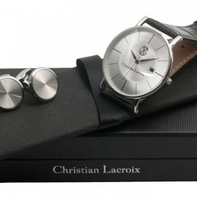 Set de ceas de lux barbatesc cu butoni de camasa - Lacroix LPJM475 LPJM475 seturi Christian Lacroix de ceasuri barbatesti si butoni de camasa
