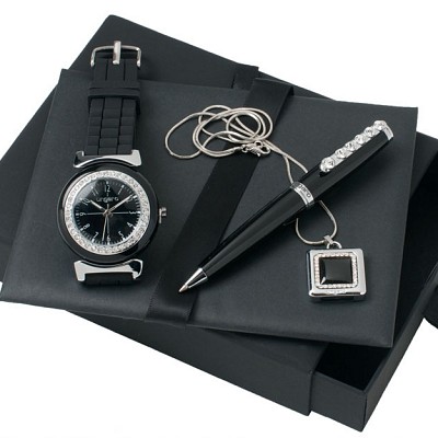 Set de ceas cu stick USB Ungaro si pix de lux - UPBMU417 UPBMU417 seturi de ceasuri Ungaro cu stick USB si pix metalic de lux