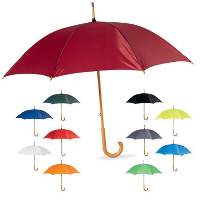umbrele promotionale cu maner din lemn KC5132