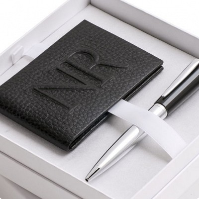 Set de portcard Nina Ricci cu pix metalic de lux - RPBW251 RPBW251 seturi Nina Ricci de portcarduri si pixuri de lux
