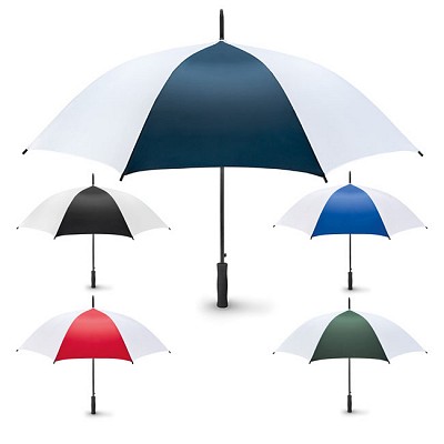 Umbrela bicolora cu maner ergonomic din material EVA - MO8781 MO8781 umbrele manuale promotionale