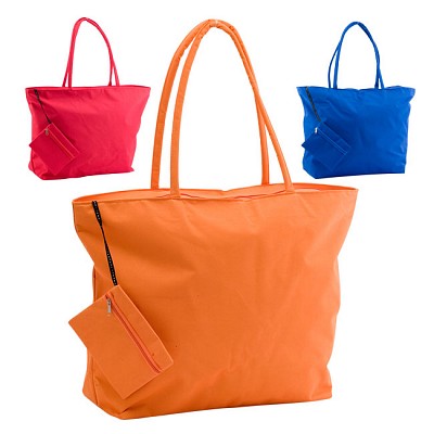 Geanta de plaja colorata cu portfard asortat - AP731423 genti promotionale de plaja AP731423