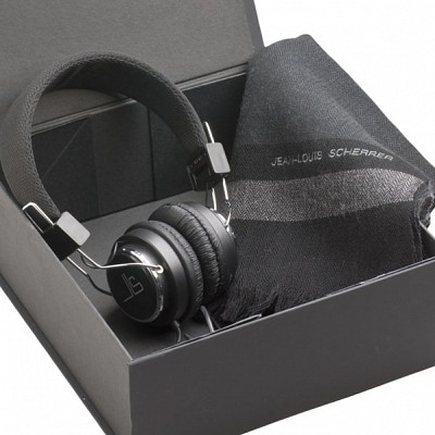 Set Scherrer de casti audio cu esarfa din lana - SPFZ223 SPFZ223 seturi de casti audio cu esarfe din lana