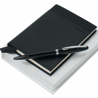 Carnetel de lux A5 cu pix metalic Nina Ricci - RPBH450 RPBH450 carnetele de lux cu pixuri Nina Ricci