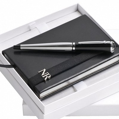 Carnetel A6 de lux cu pix metalic elegant - Nina Ricci RPPN293 RPPN293 carnetele de lux cu pixuri Nina Ricci