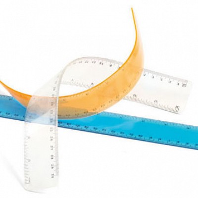 Rigla flexibila din PVC de 30 cm - 93572 rigle promotionale flexibile 93572