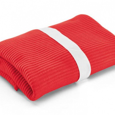 Paturi rosii din fleece - 99072 paturi rosii promotionale 99072
