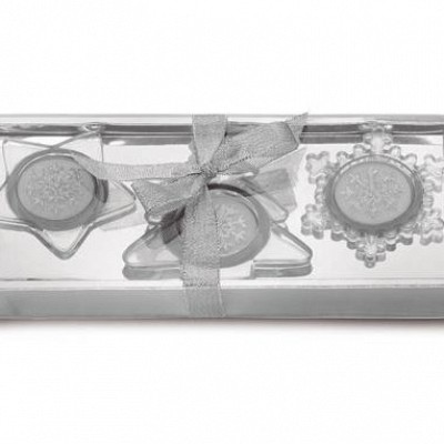 Set de 3 candele cu lumanari de Craciun - CX1342 set de lumanari pentru Craciun CX1342