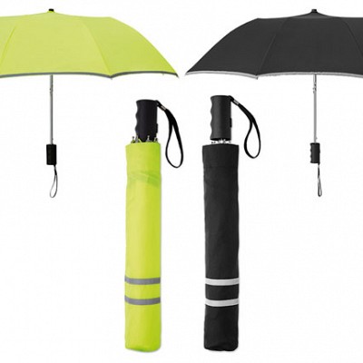 Umbrela pliabila cu benzi reflectorizante - MO8584 umbrele cu benzi reflectorizante MO8584