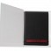 Carnetele A6 de lux cu prindere elastica si coperti negre din imitatie de piele - Cacharel CNM325 (poza 2) Carnetele A6 negre cu prindere elastica - Cacharel CNM325 (poza 2)