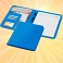 Mape promotionale A4 cu coperti din imitatie de piele colorate si blocnotes inclus - 11998500 (poza 4) Mapa cu coperti A4 din imitatie de piele colorata si blocnotes inclus - 11998500 (poza 4)