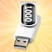 Stick USB cu capacitate de 4GB din plastic si aluminiu - 12351000 (poza 5)