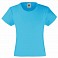 Tricou clasic colorat pentru fetite - 61-005 (poza 12)