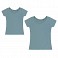 Tricou de dama din bumbac cu cusaturi laterale - F10485 (poza 8)