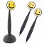 Pixuri promotionale cauciucate, cu suport si smiley face - 3042